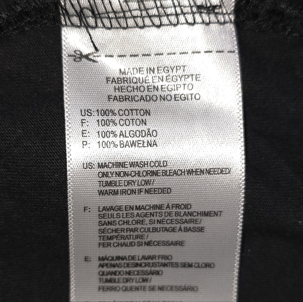 Adidas Black Logo Tee Size Large - Picture 4 of 4